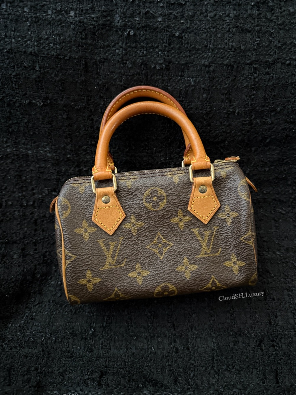 Auth Louis Vuitton Mini HL Speedy Monogram Canvas - Vintage